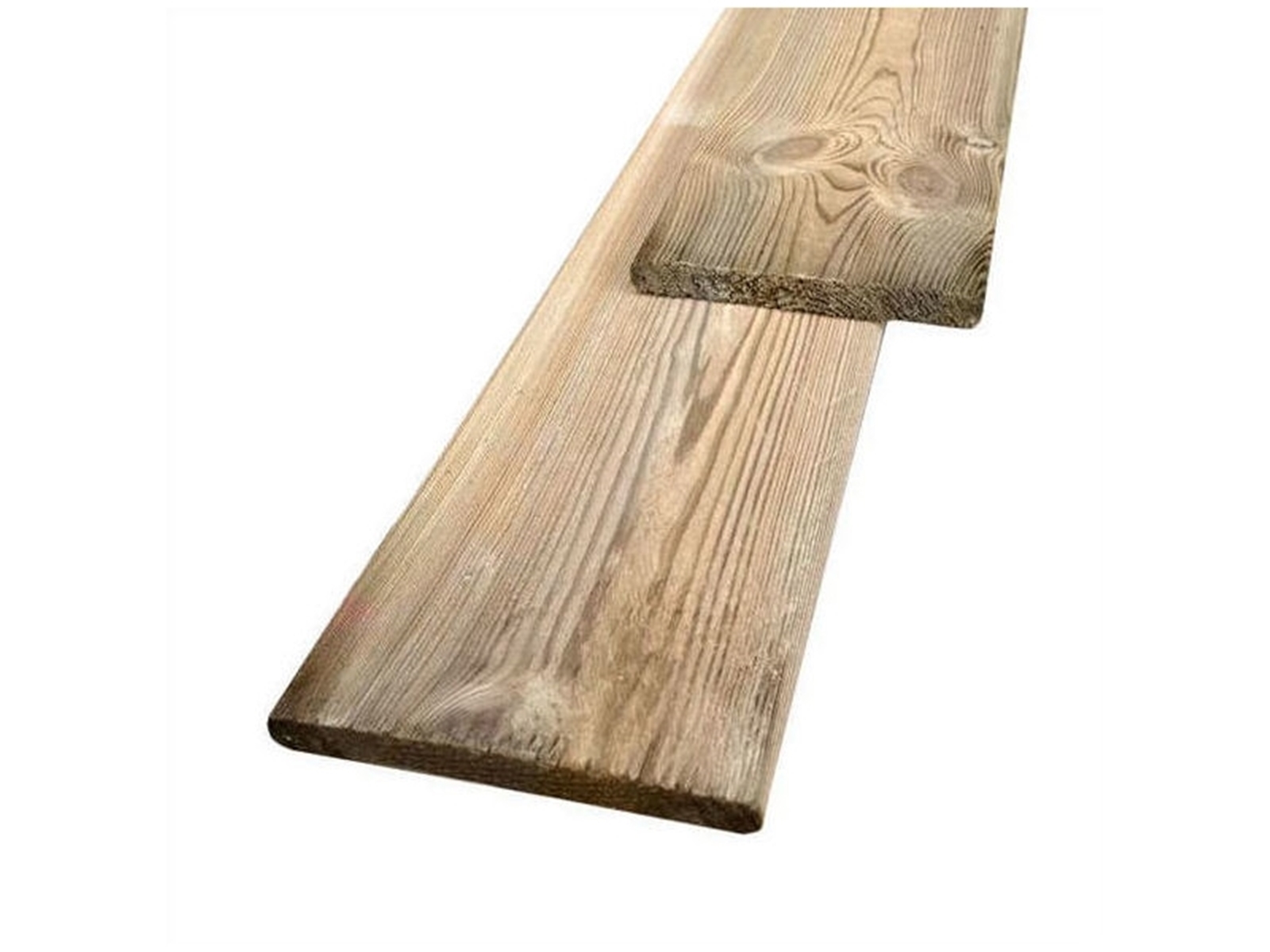 Grenen houten tuinplank ±17x140mm, geschaafd, VDV geïmpregneerd