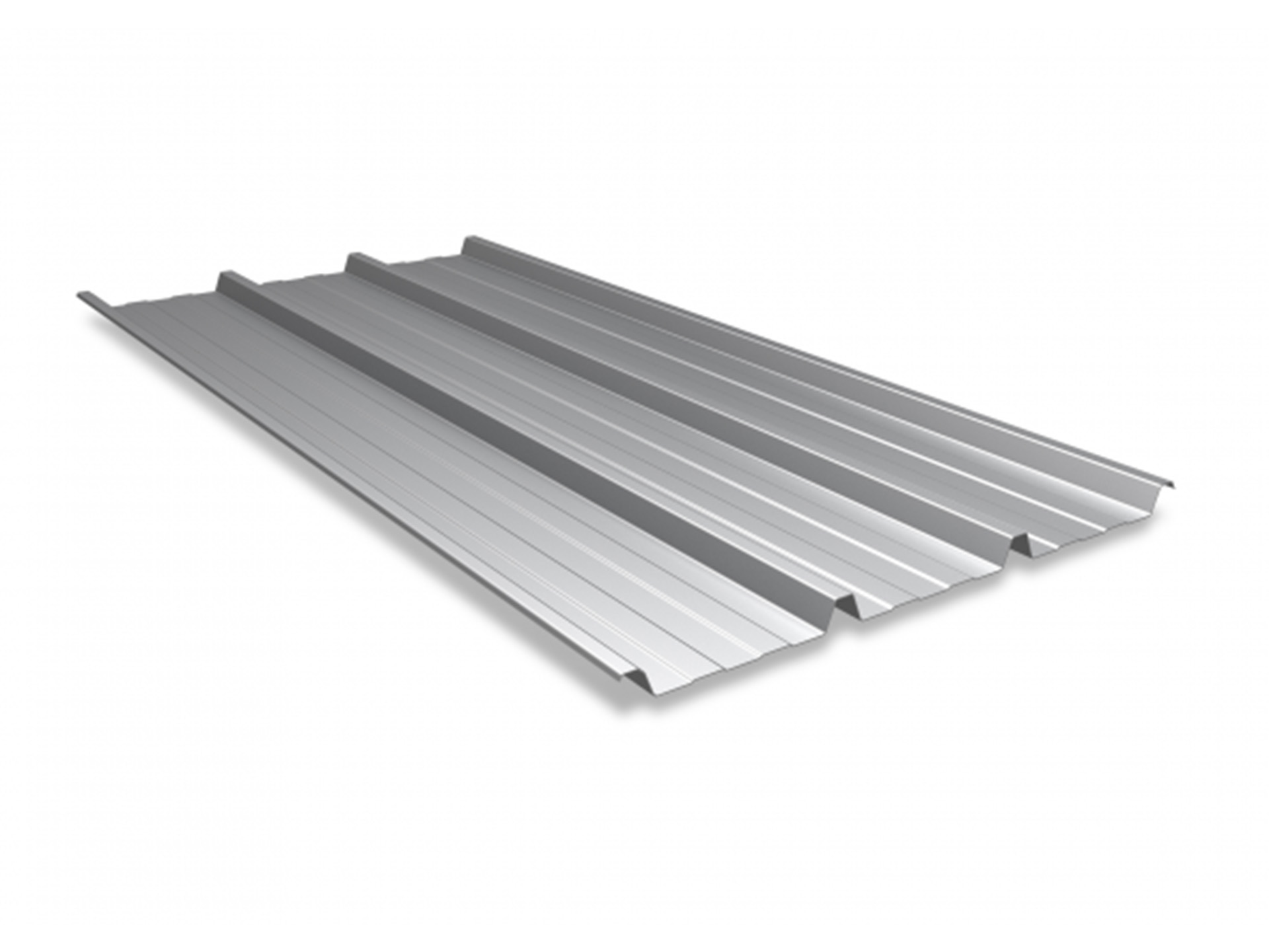 Stalen damwand dakplaat, 45/1000, 0.63mm, HPS Zwart (±RAL 9005)