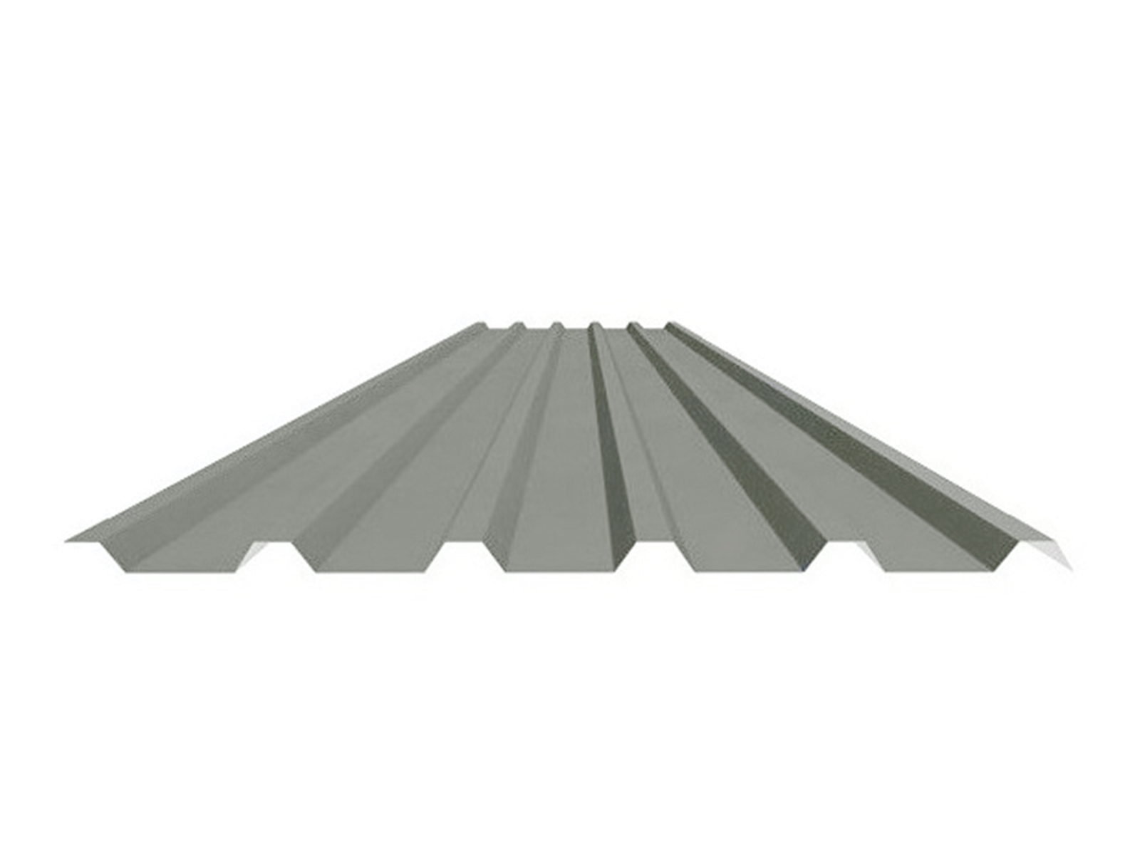 Stalen damwand dakplaat, 35/1035, 0.70mm, anti-condens vilt, HPS Goosewing Grey (±RAL 7038)