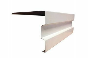 HSM stalen windveer, 0.70mm, interieur, HPS200 Ultra Zwart (±RAL 9005), 170x200mm, 3000mm