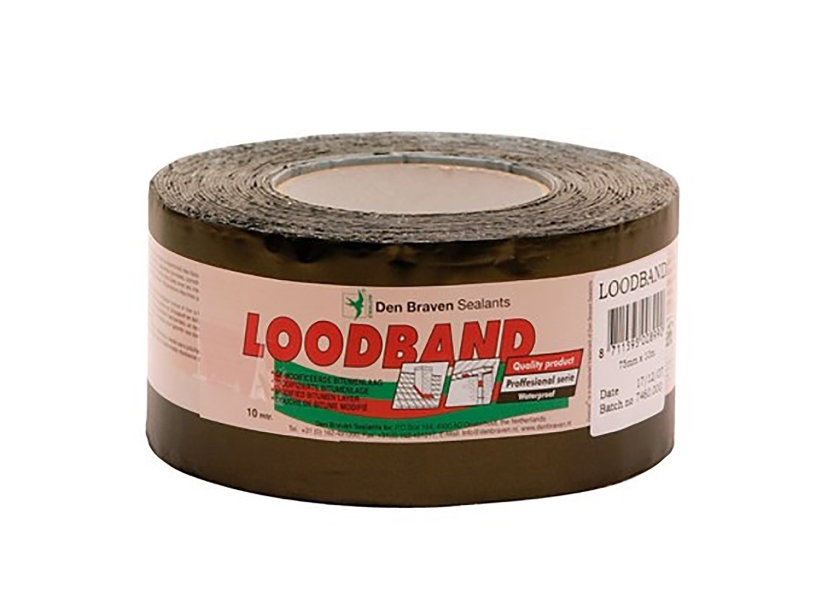 Den Braven bitumen loodband, 150mm, 10 meter