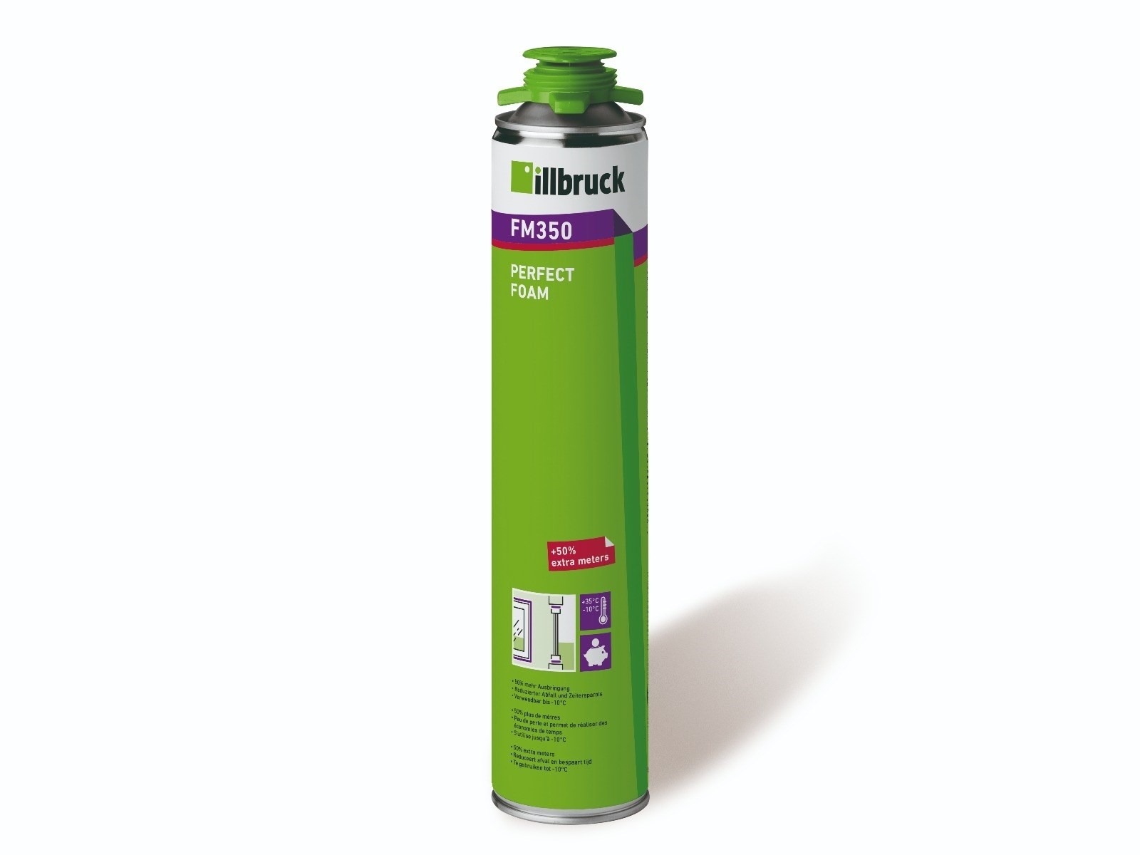 Illbruck PU schuim, Perfect Foam FM350 (PUR schuim) (880ml)