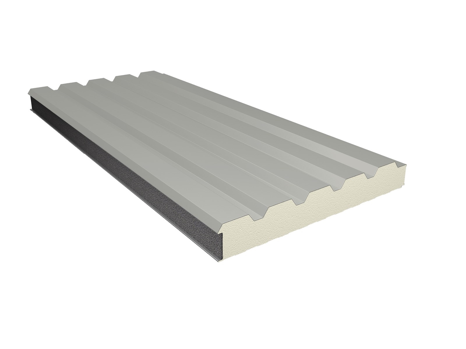 SAB trapezium PIR sandwichpaneel wand, type W TL, 95mm, SDP50 