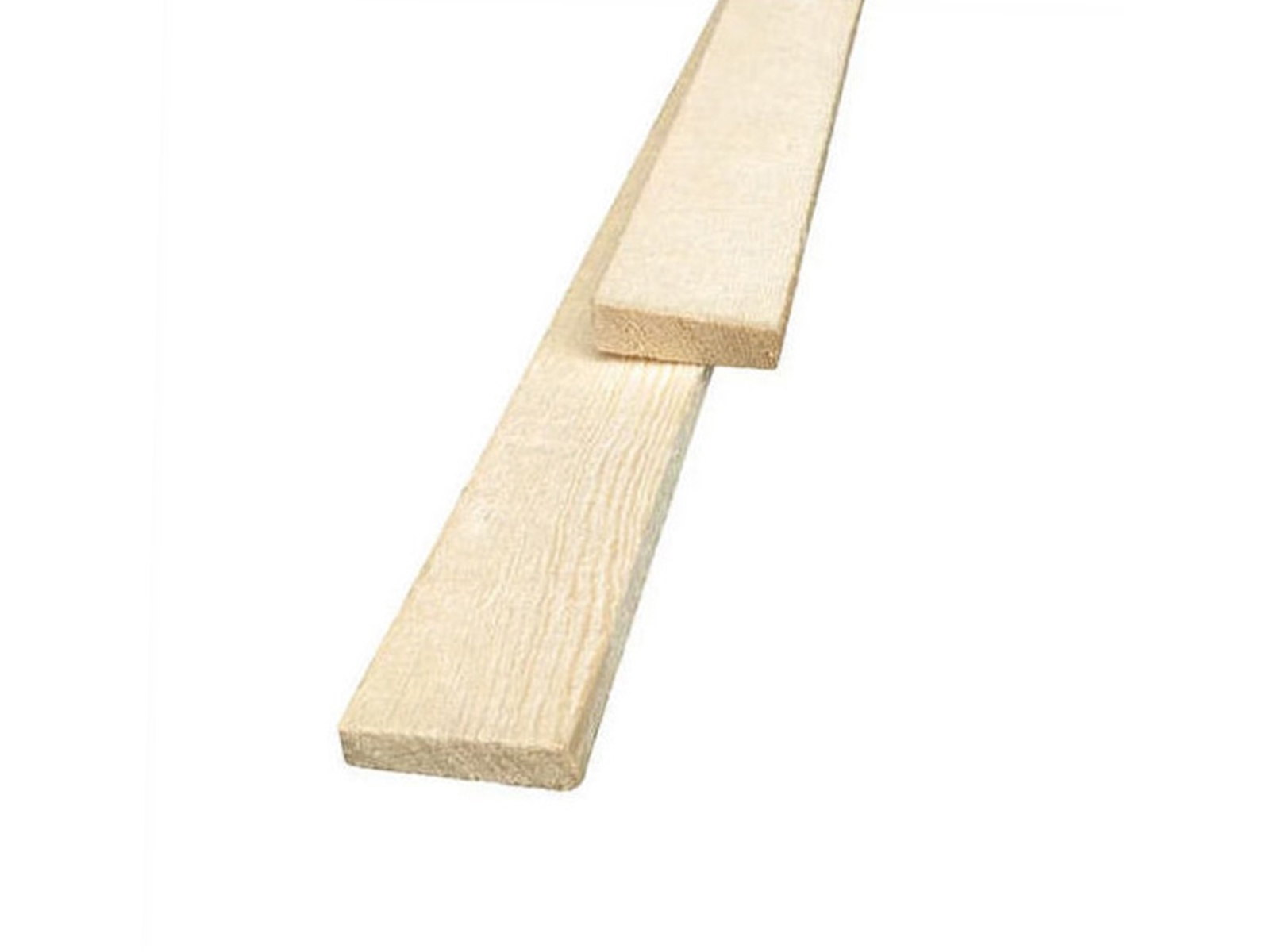 NE-vuren houten lat (tengel), ±11x40mm, fijnbezaagd, onbehandeld, 4500mm