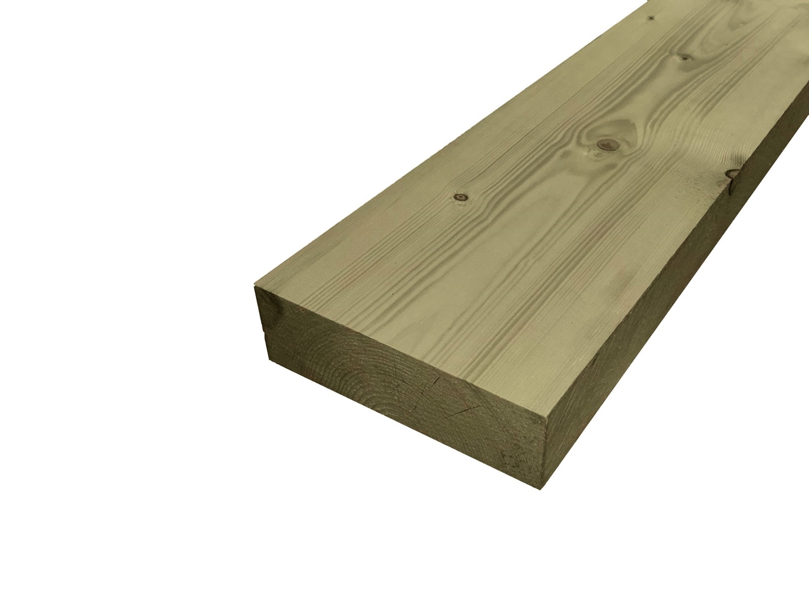 ME-vuren houten balk ±71x221mm, C24, gedroogd, geschaafd, geïmpregneerd, 5700mm