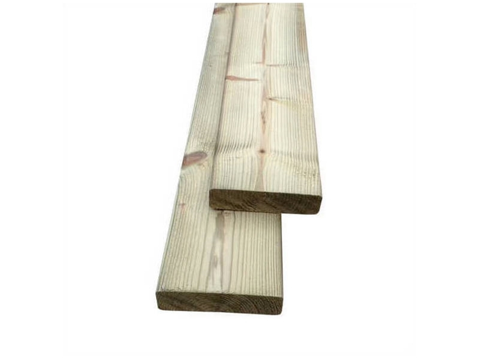 Sinewi Knikken Moedig NE-vuren houten plank (klamp) ±28x120mm, geschaafd, VDV geïmpregneerd,  5100mm