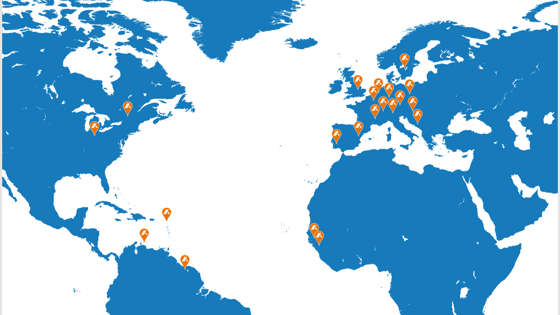 Internationale locaties